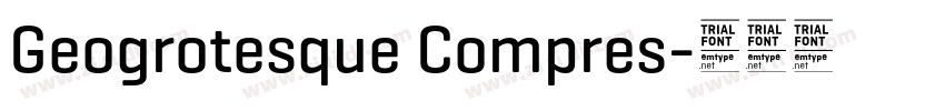 Geogrotesque Compres字体转换